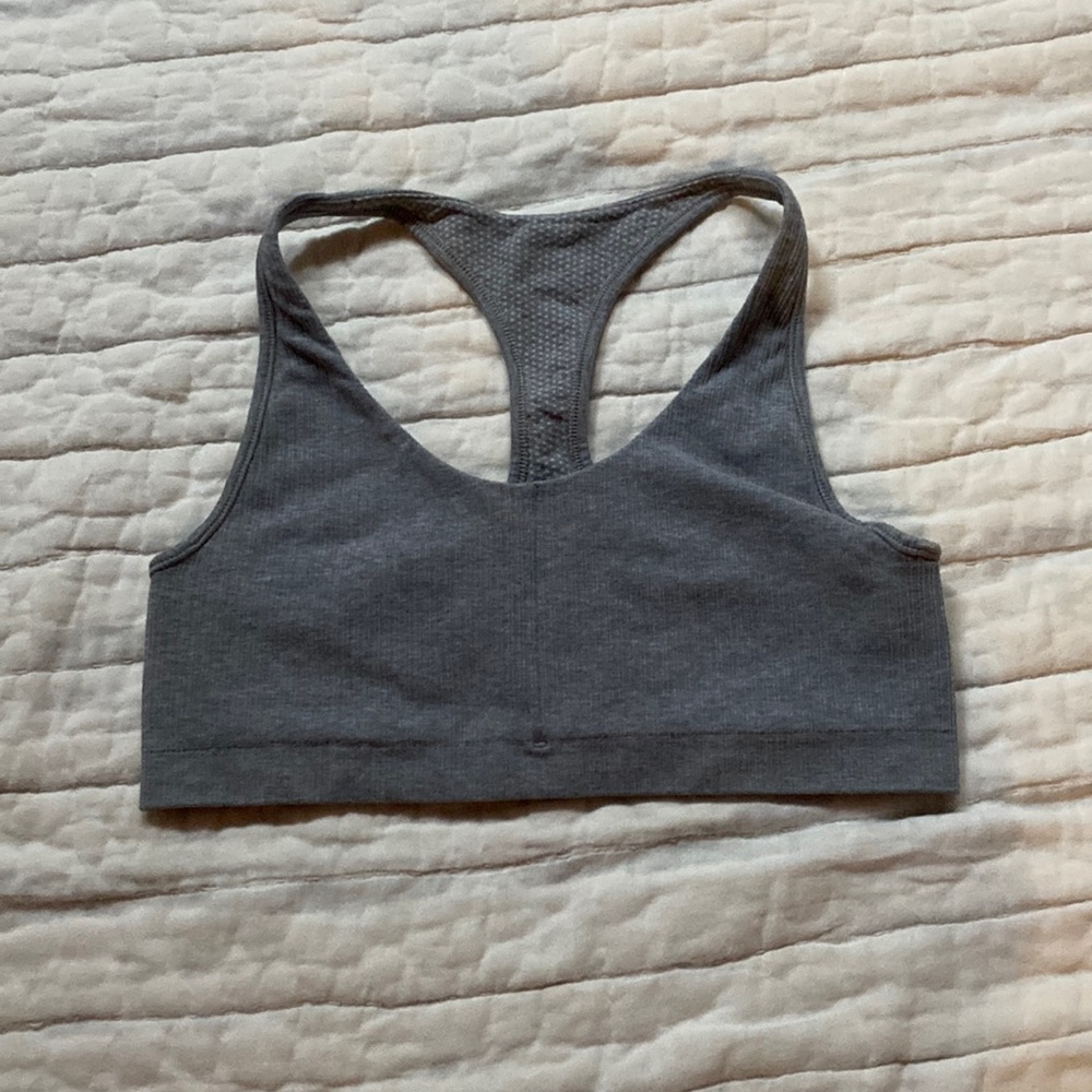 Athleta grey sports bra